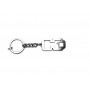 Keychain Hummer H1 - (type LOGO) type 1